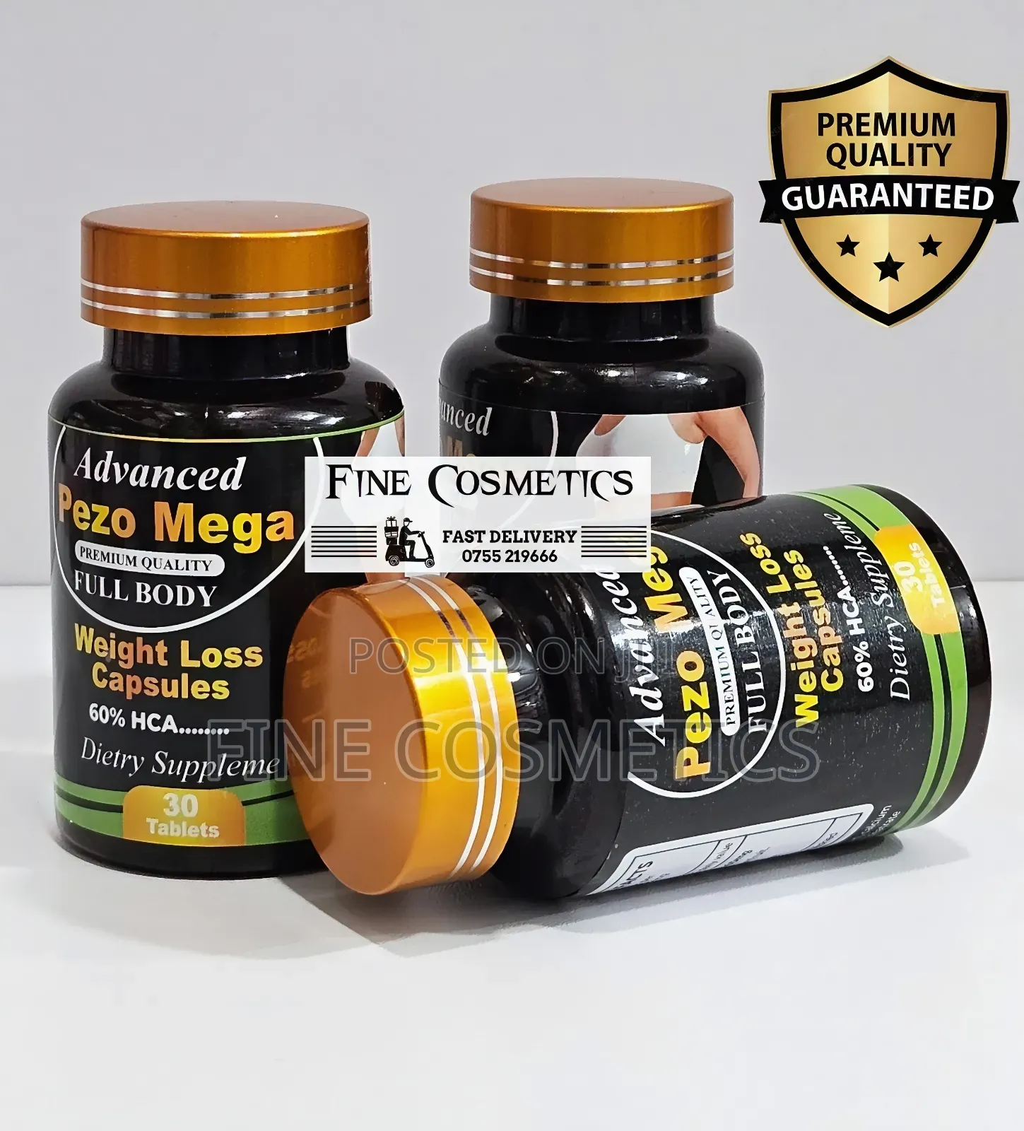 Advanced Pezo Mega Vip Weight Loss Slimming Fat Burner Pills
