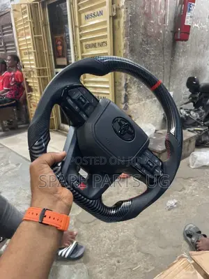Universal Toyota Gr Sport Carbon Fiber Steering Wheel