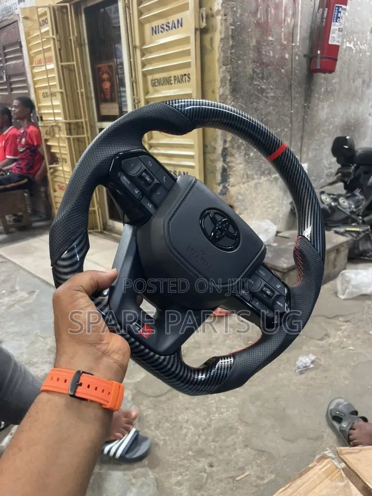 Universal Toyota Gr Sport Carbon Fiber Steering Wheel