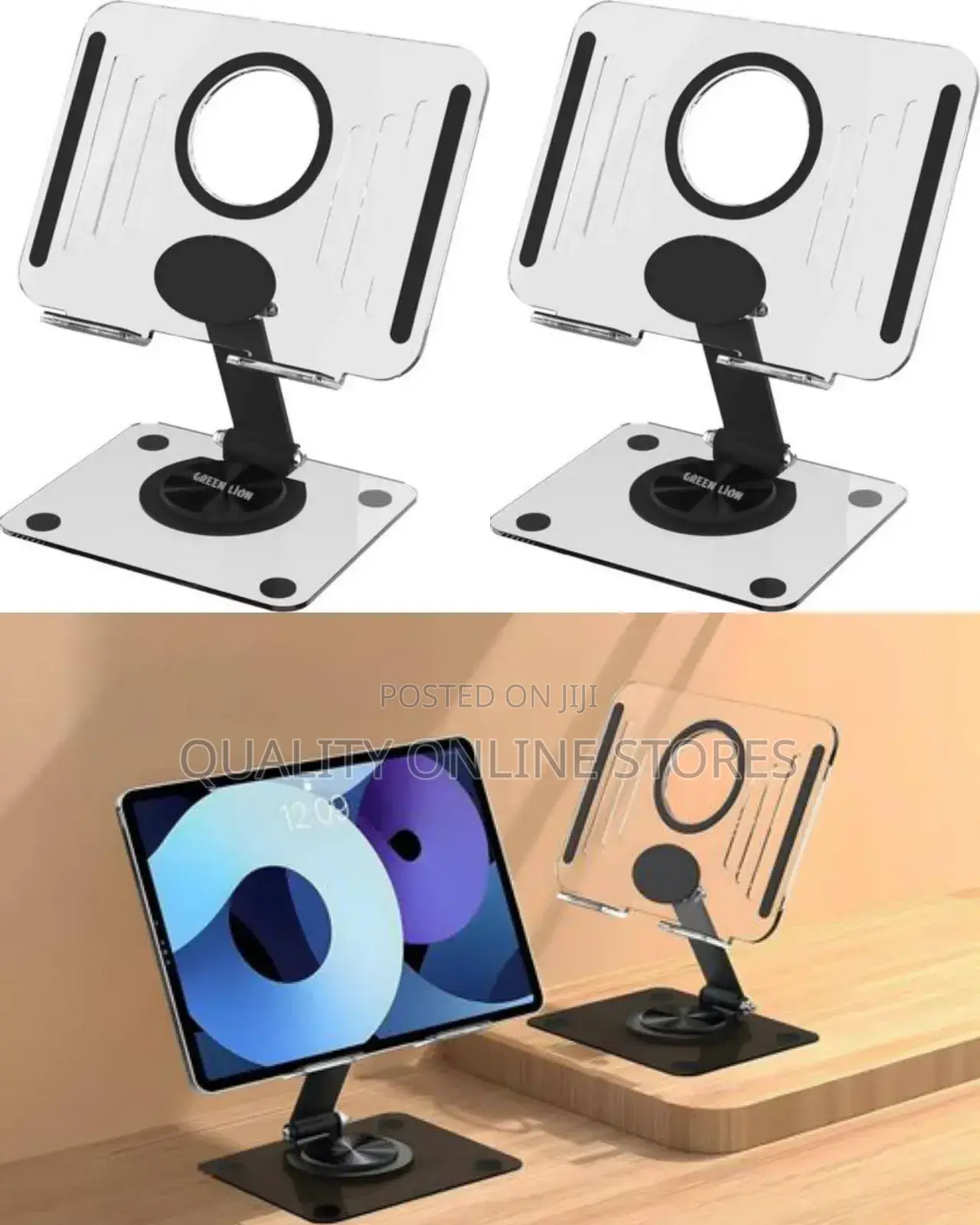 Green Lion Tablet Stand