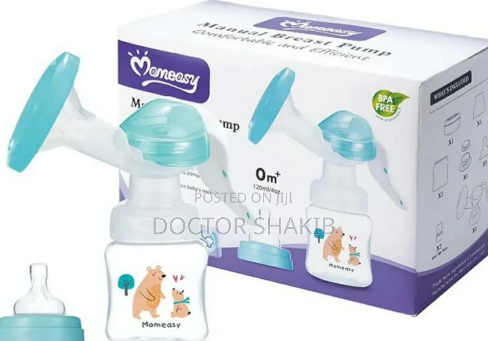 Quality 2 in 1 Momeasy Natural Manual Breast Pump