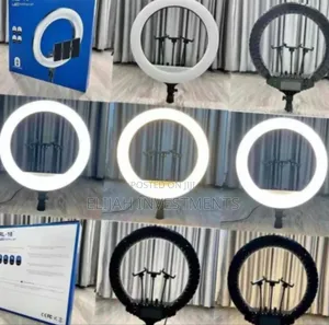 18-Inch Super Bright Ring Light System With a Stand
