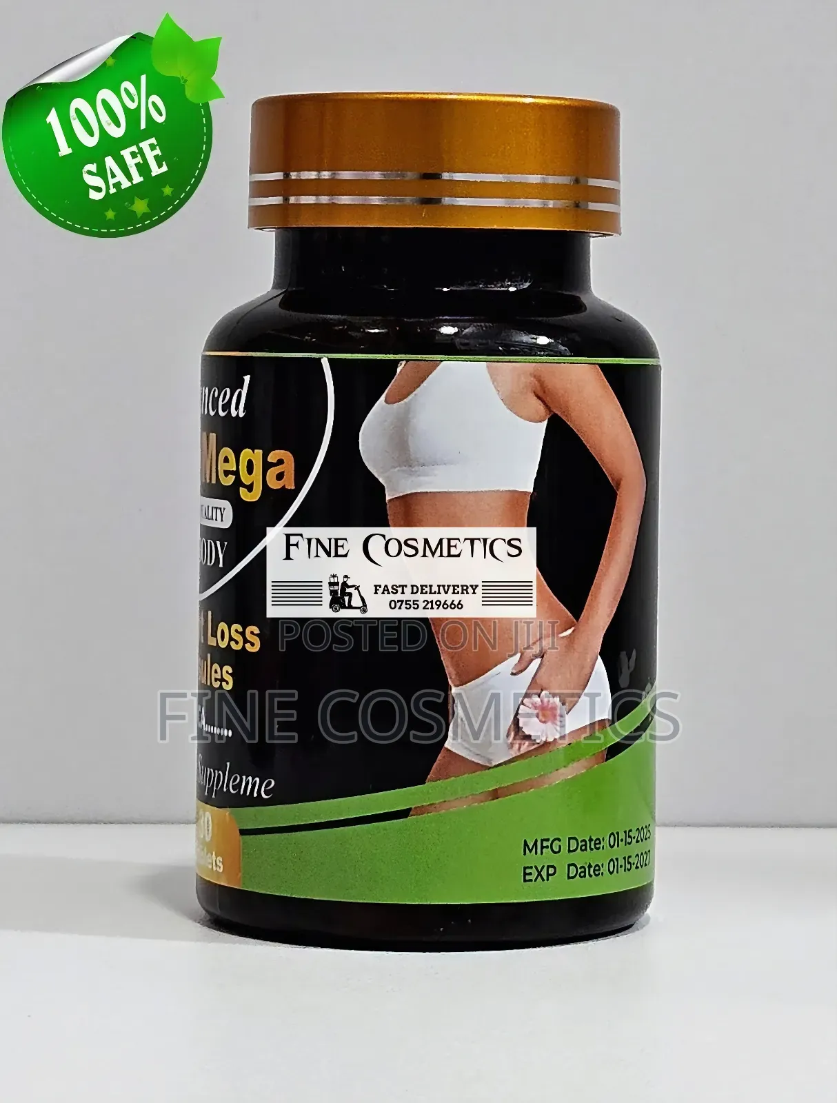 Pezo Mega Advanced Weight Loss Slimming Fat Burner Capsules