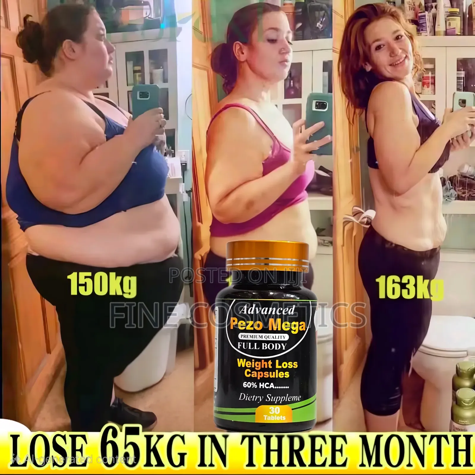 Pezo Mega Advanced Weight Loss Slimming Fat Burner Capsules