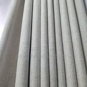 Cream Leafy Curtain Design Per Metre