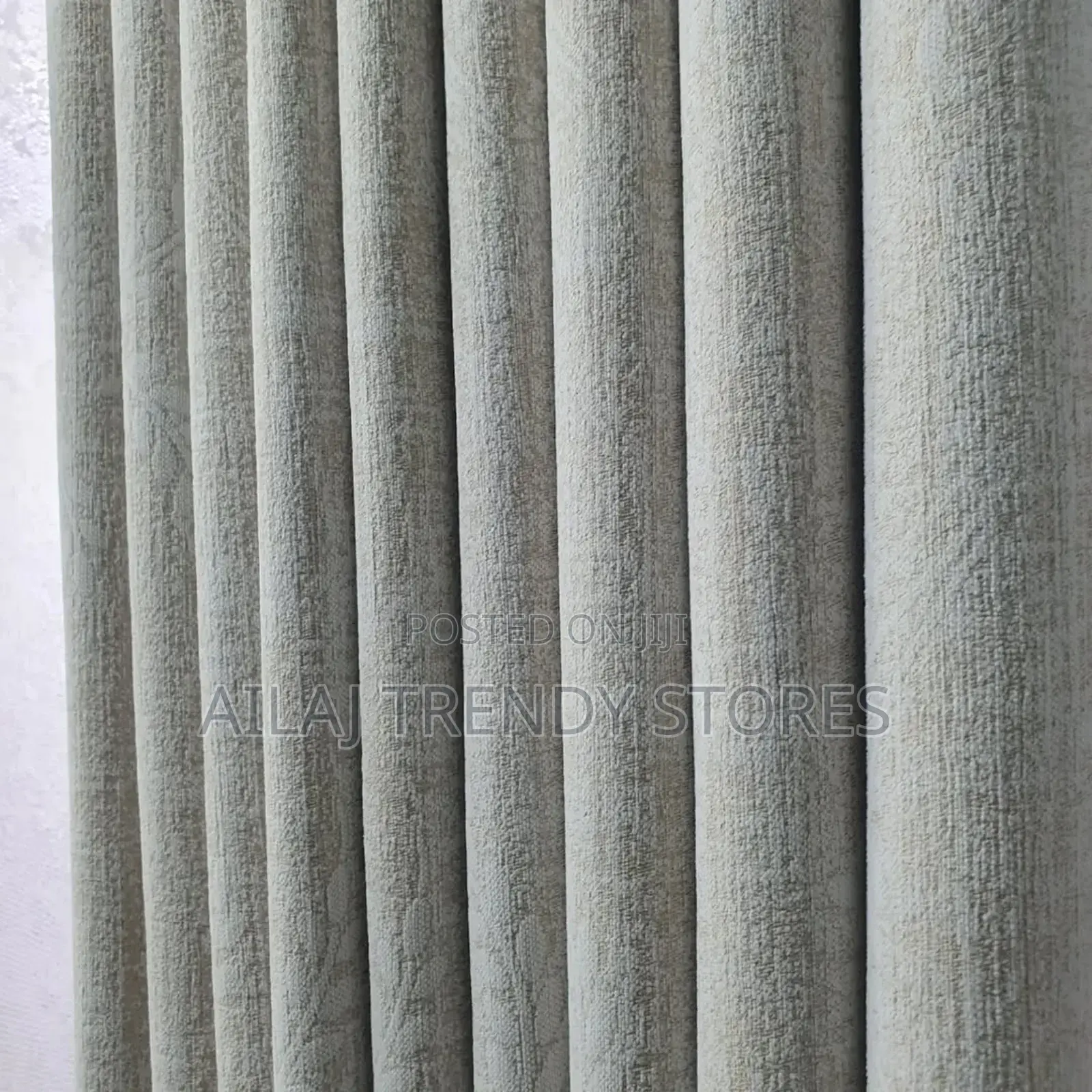 Cream Leafy Curtain Design Per Metre