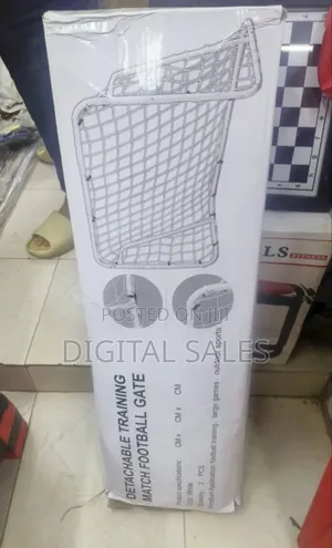 Kids Metalic Football Goal With Net (2pcs)
