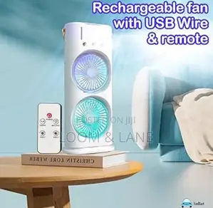 Portable Mini Double Fan Air Cooler