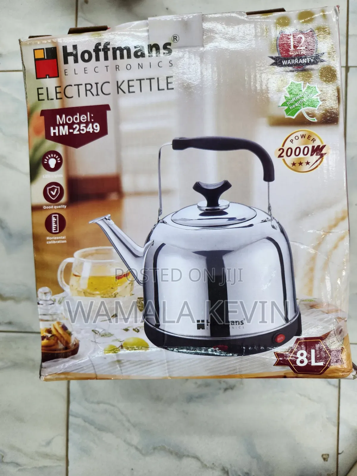 Electric Kettle 8.0l Hoffman
