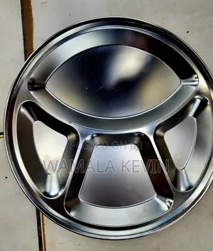 Stainless Partition Serving Plate 6pcs