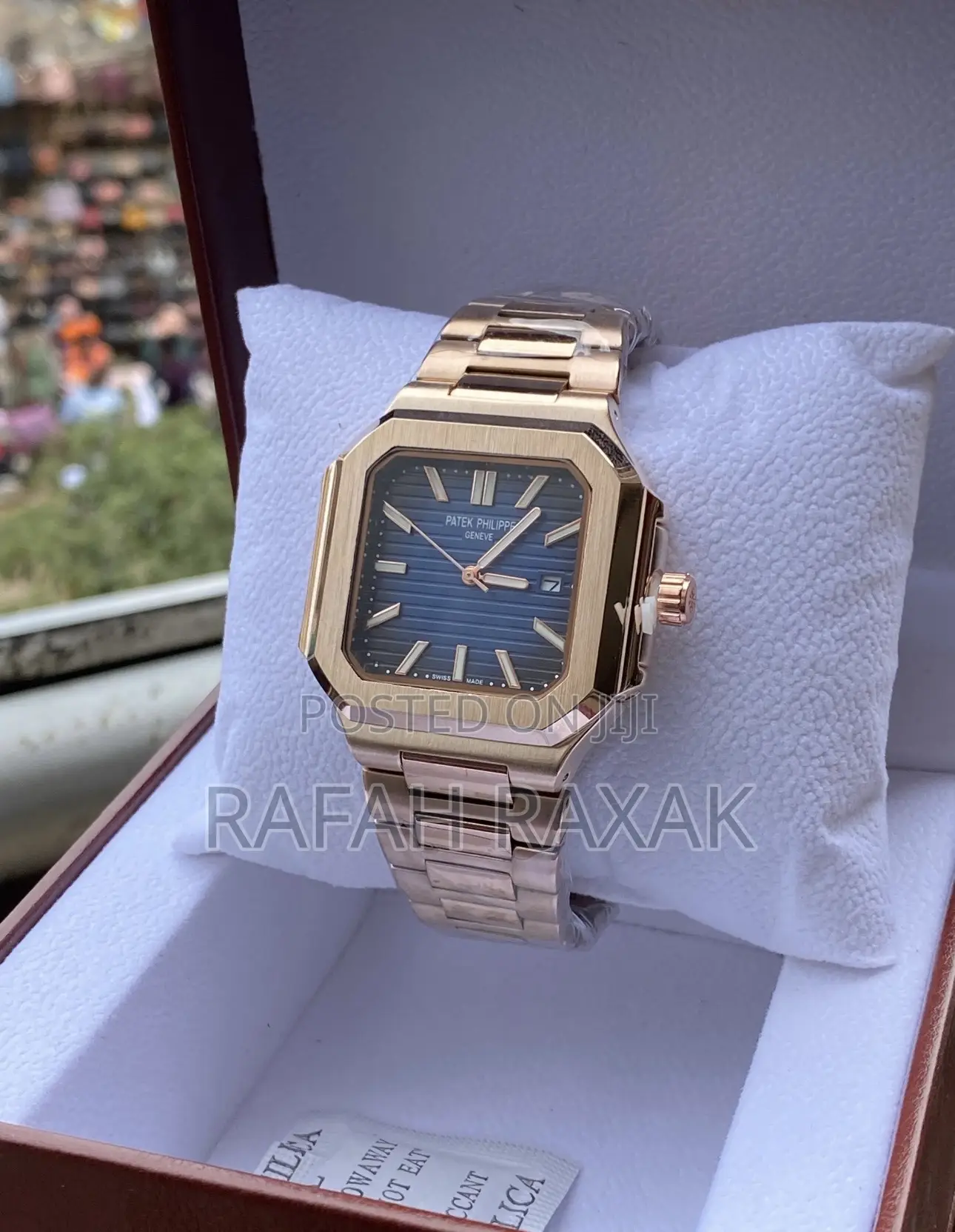 Original Gold Patek Philippe Cubitus Stainless Steel Watch