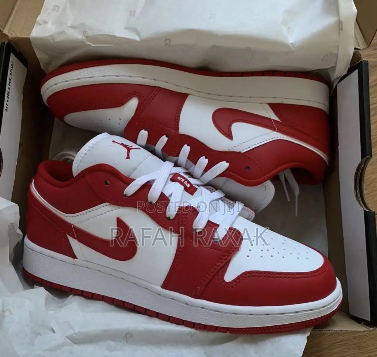 Nike Air Jordan 1 Low Chicago Gym Red/White Sneakers