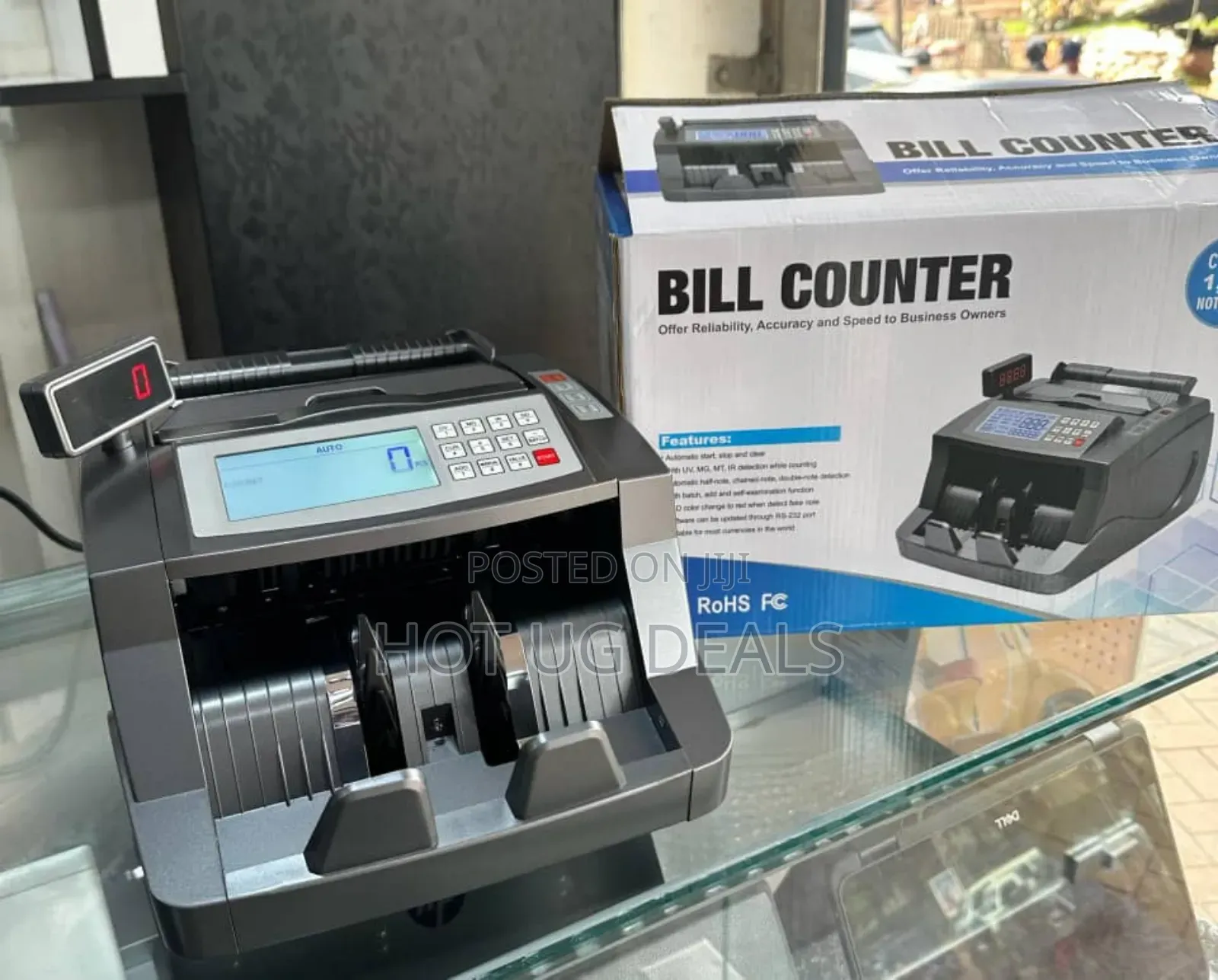 Bill Counter Money Counting Machine With Fake Note  Detector