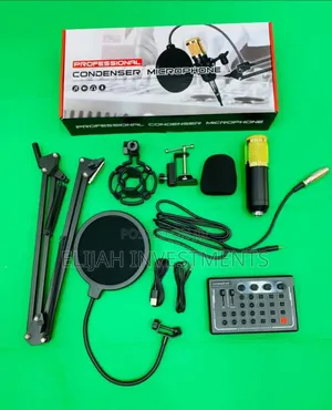 Professional Condenser Podcast Broadcasting Microphone Set