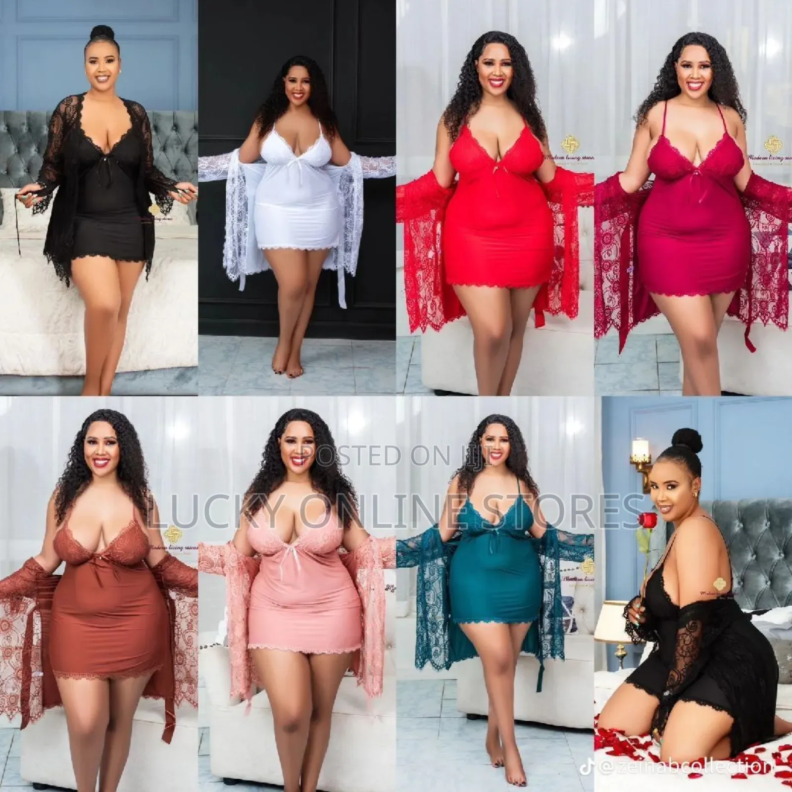 Women Lace Up Robes Gown