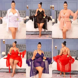 Women Lace Up Robes Gown