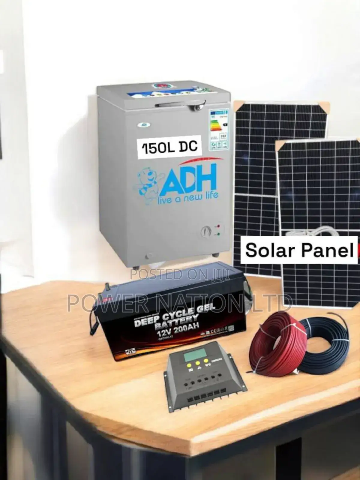 150 Liters Solar Deep Freezer and 300w Solar System Turbo