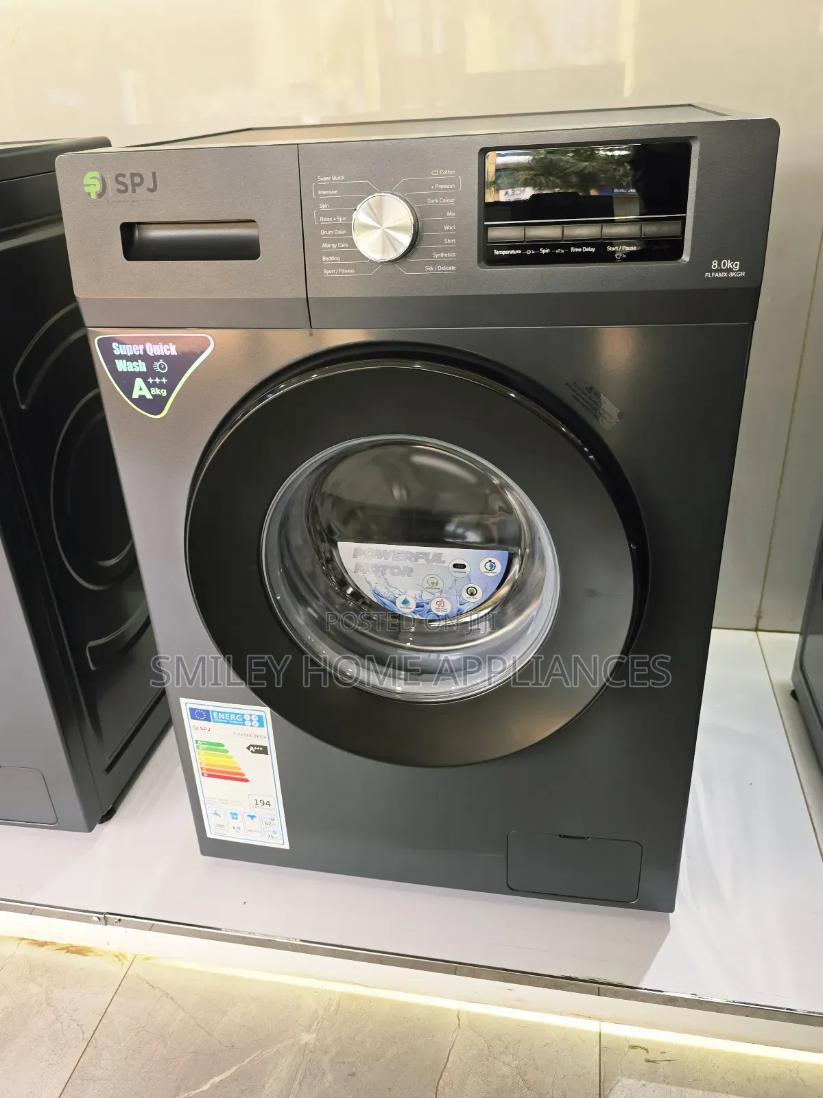 Super Quick Wash SPJ 8kgs Frontloader Washing Machine