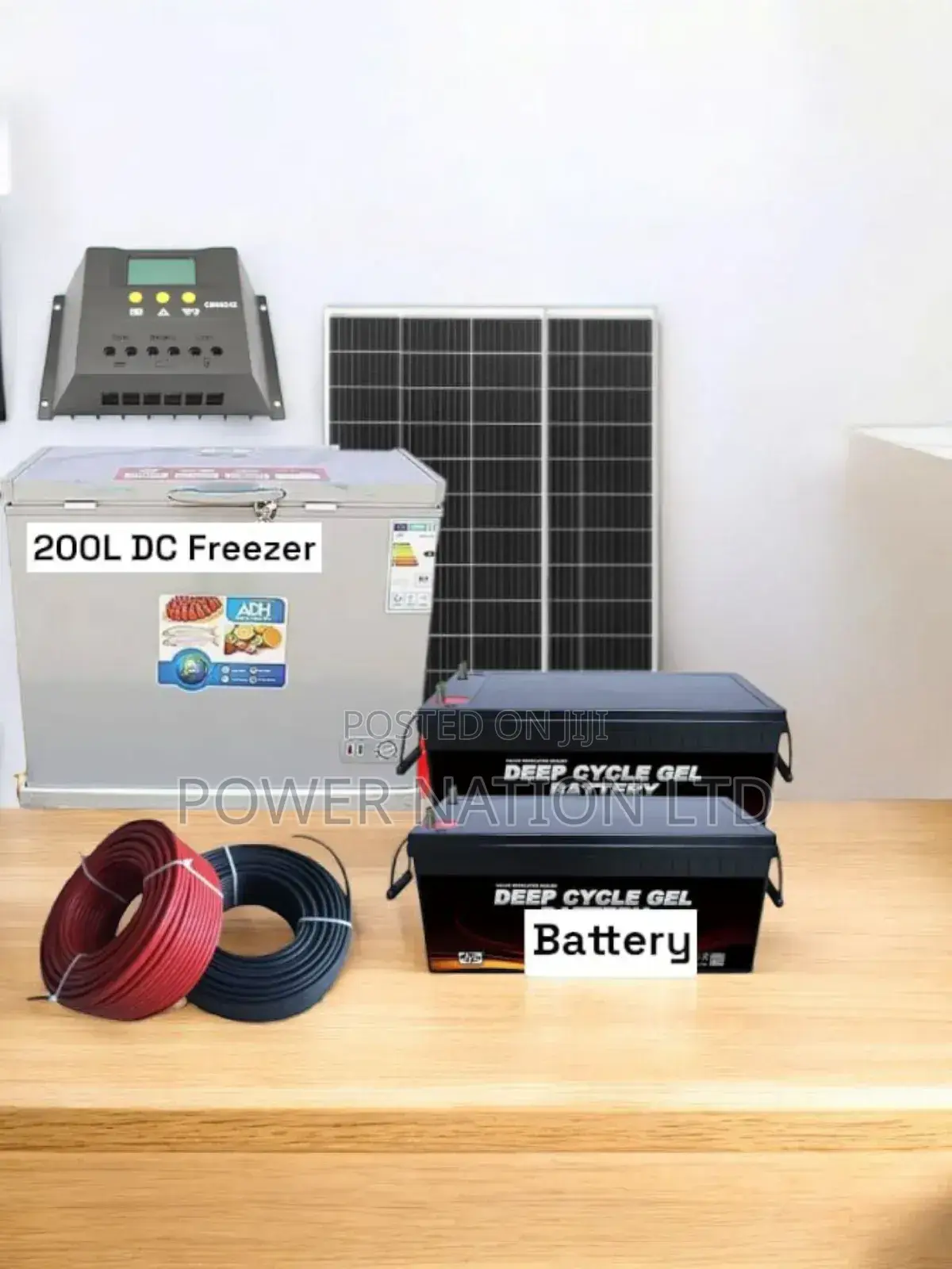 200 Liters Solar Deep Freezer and 400w Solar System Turbo Gg