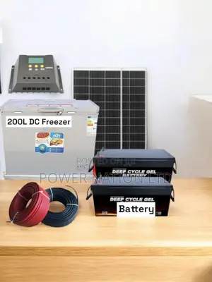 200 Liters Solar Deep Freezer and 400w Solar System Turbo Gg