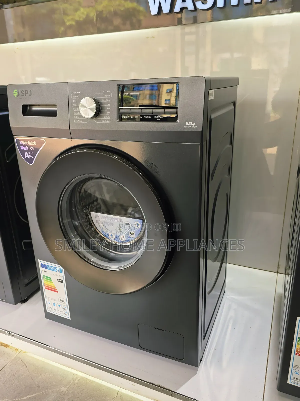 20% Cut Off Discount on SPJ 8kgs Frontloader Washingmachine