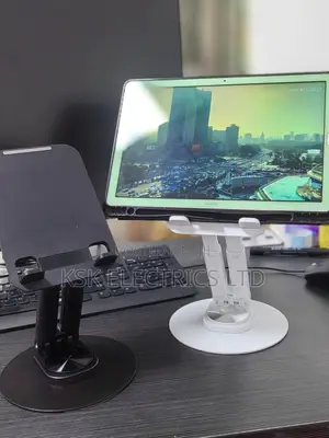 Photo - 360 Rotation Foldable Stand Holder Desktop Tablet Holder