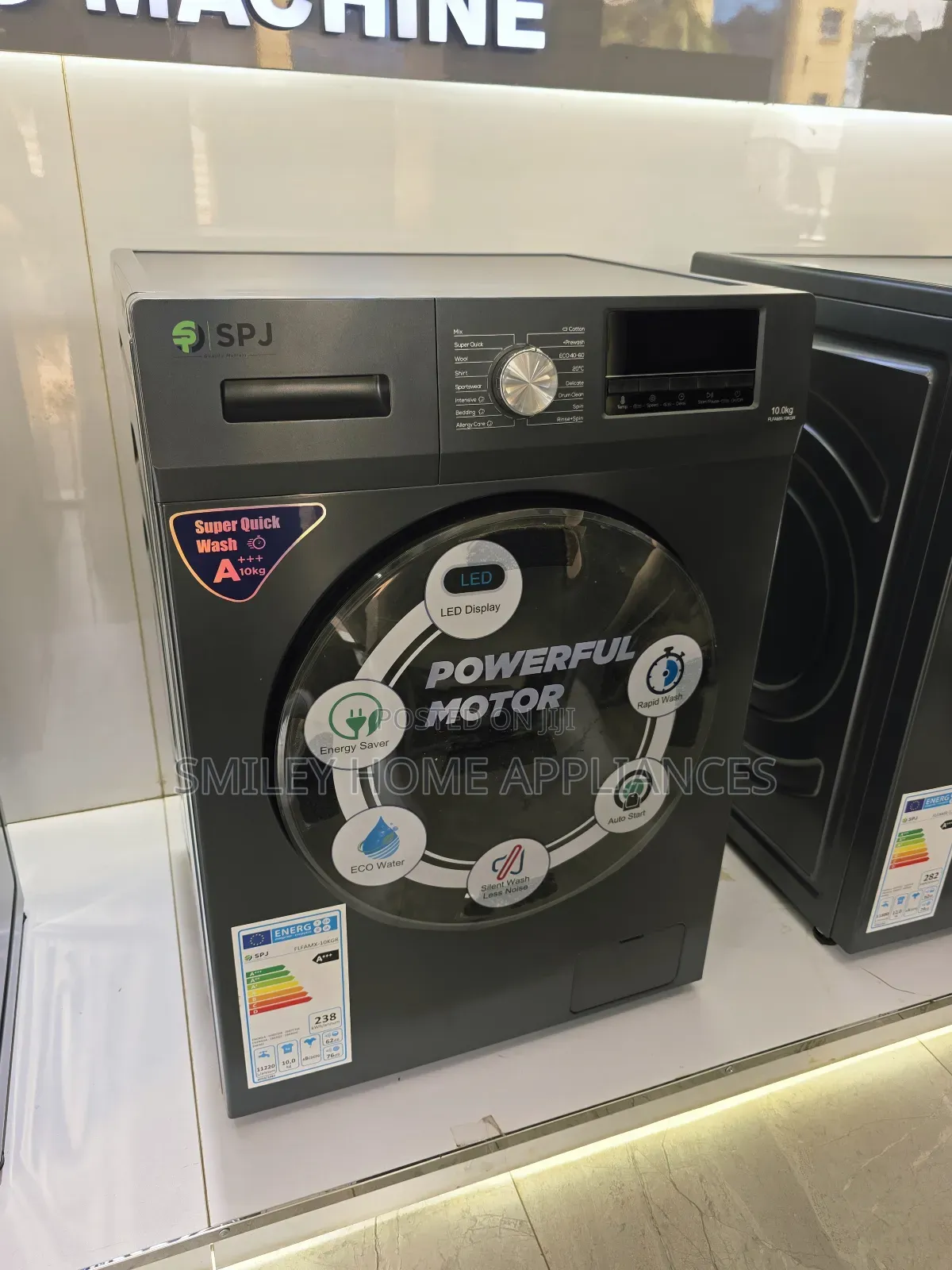 SPJ 10kgs Super Quick Wash Frontloader Washing Machine