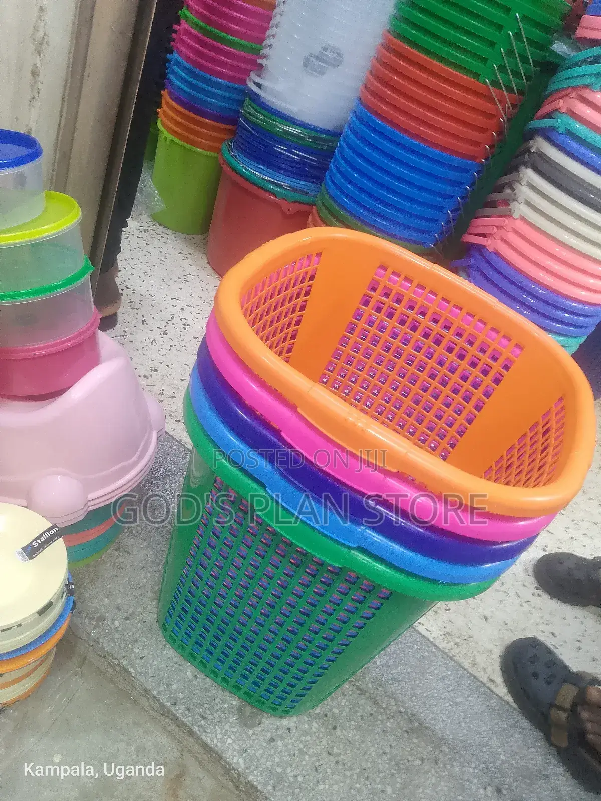Open Plastic Loundary Basket