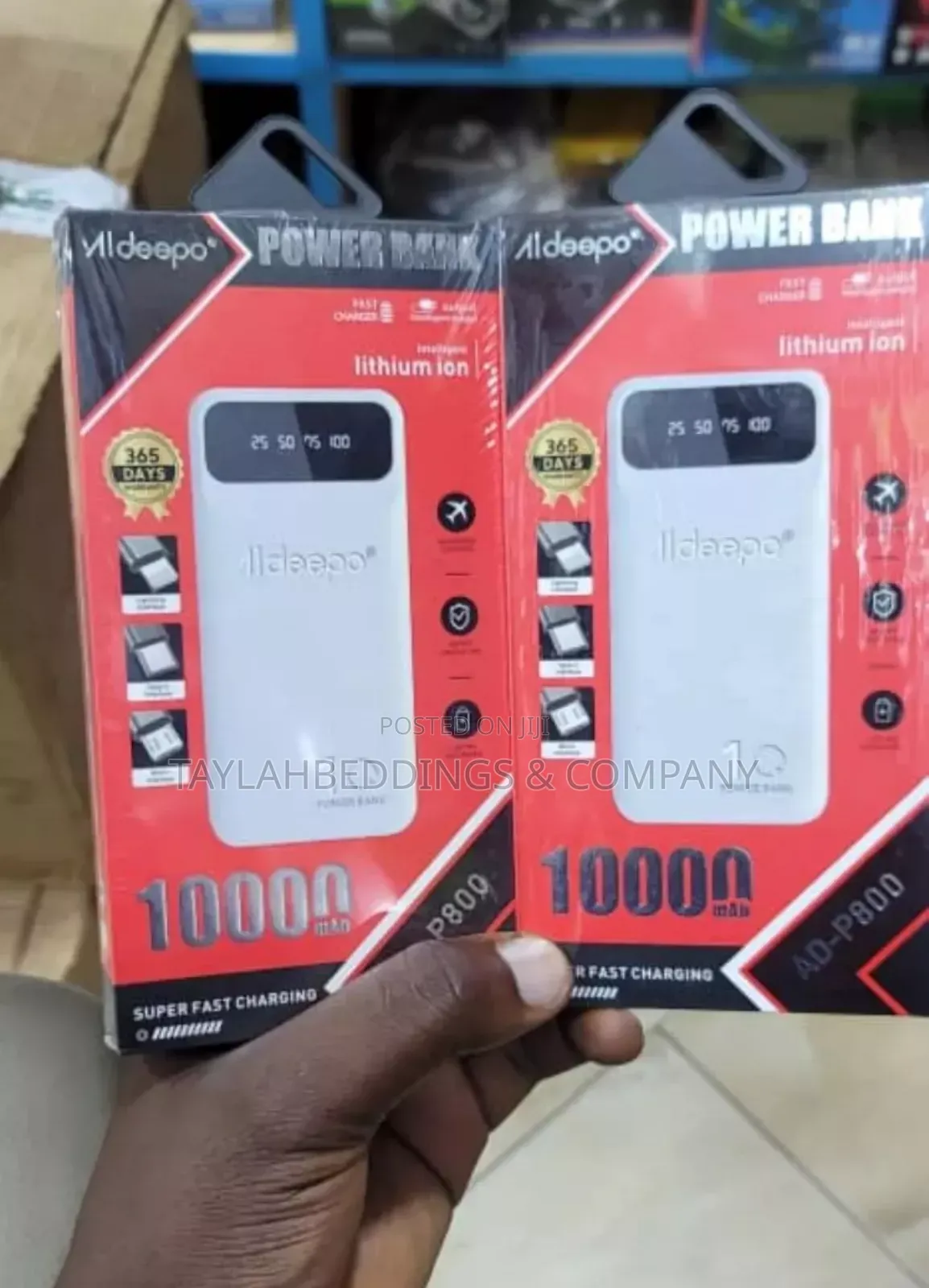 Aldeepo Ad-P800 10000mah With Built in Micro , Type C