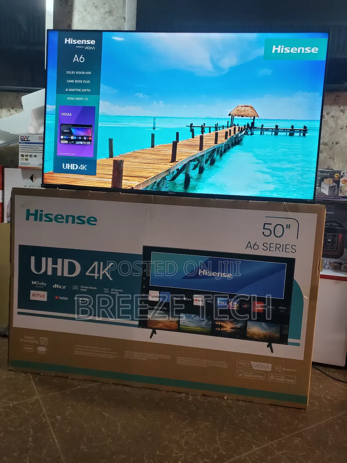 Hisense Smart Vidaa 50" Tv