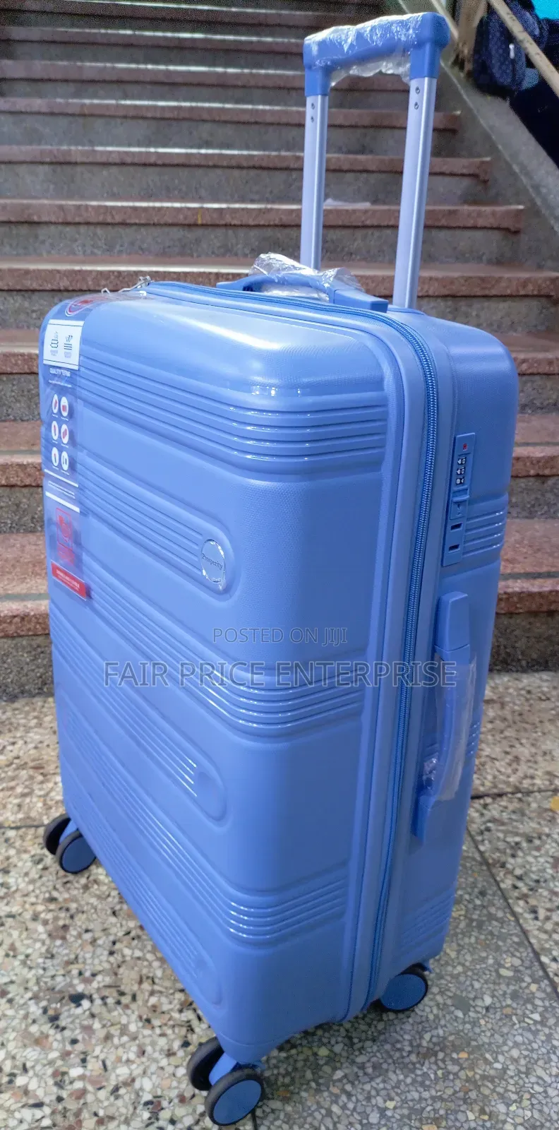 Executive Rubber Plastic Suitcases in Small Size