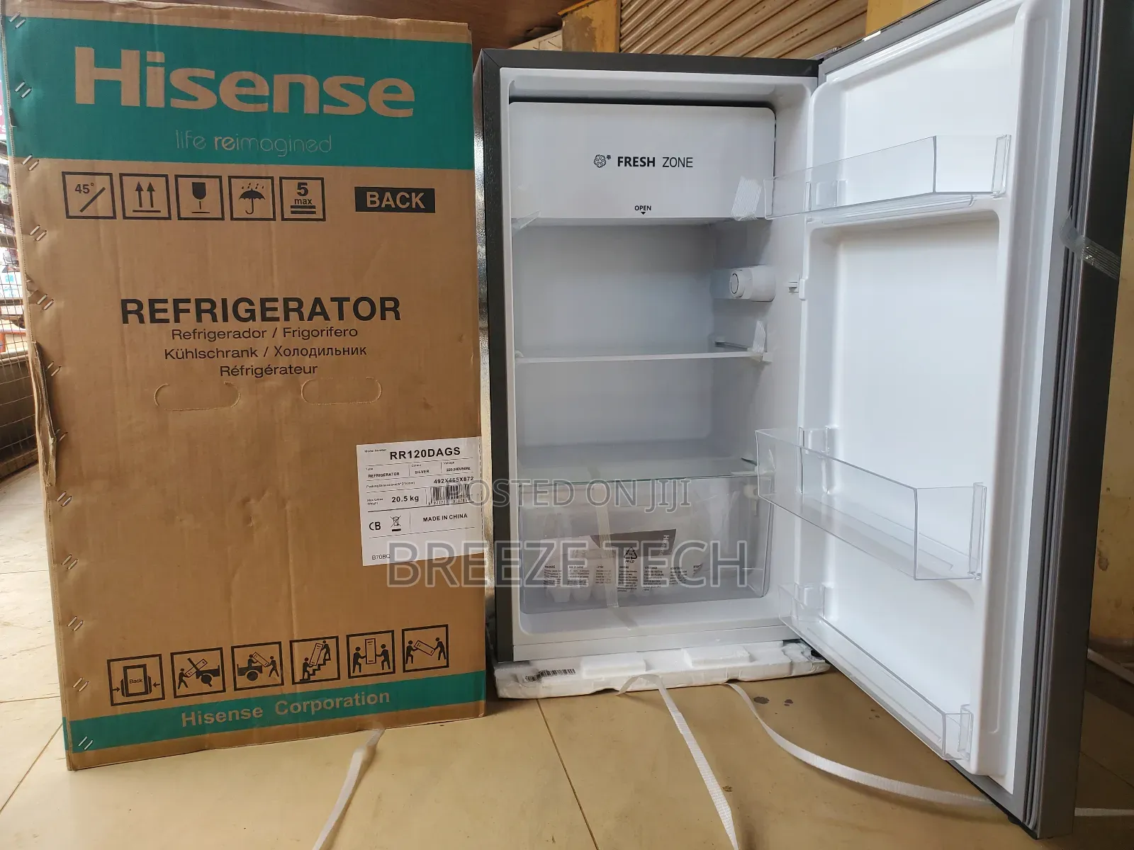 Hisense Fridge 120"Ltrs