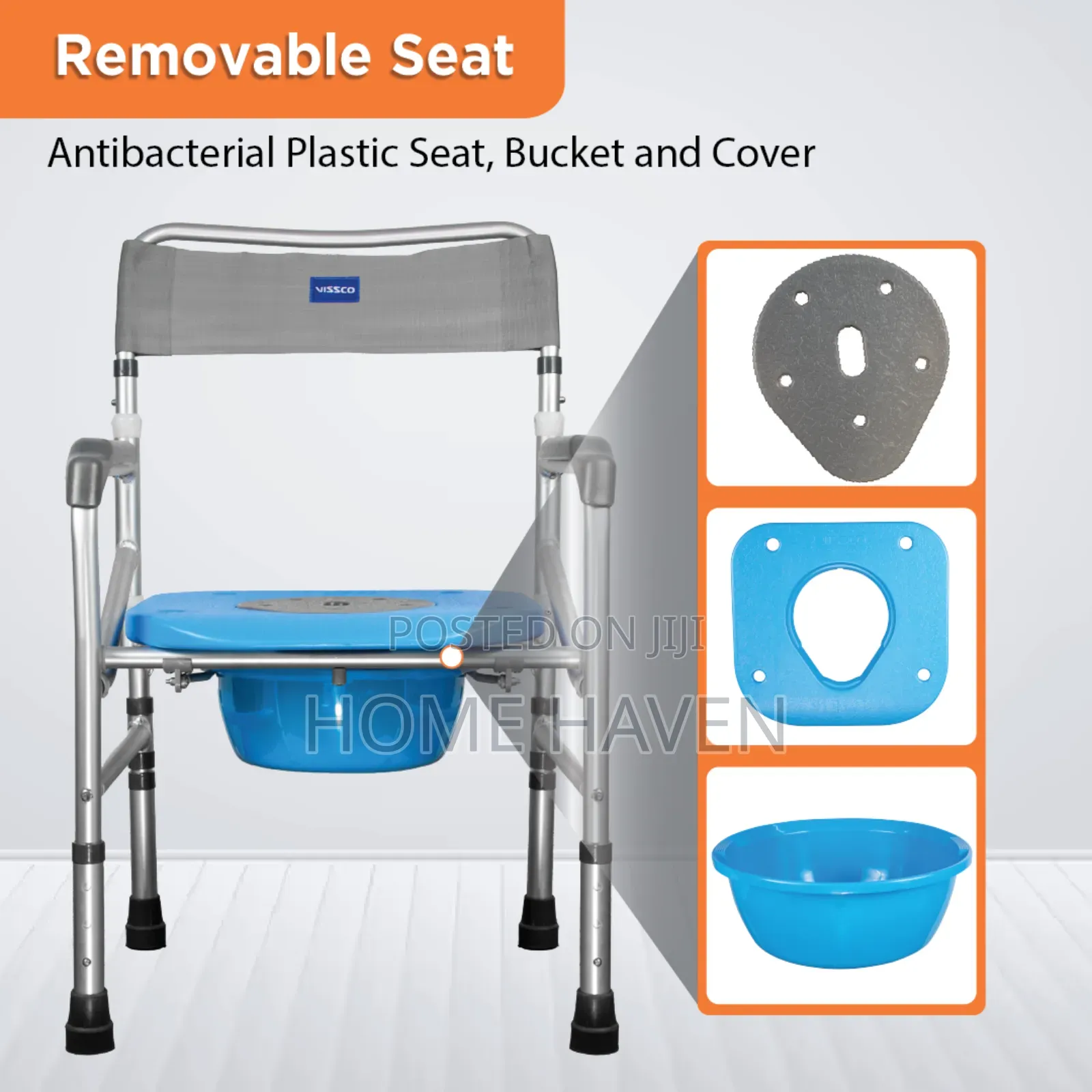3in1 Foldable Adult Potty Chair