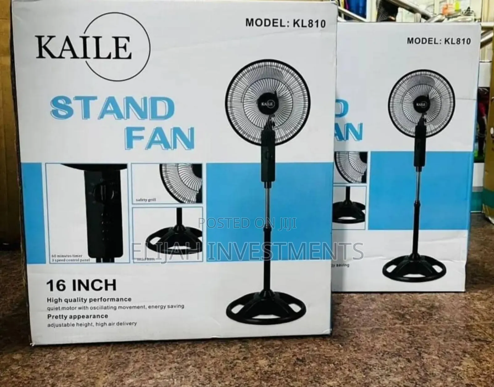 Original Kaile 16inch Stand Fan