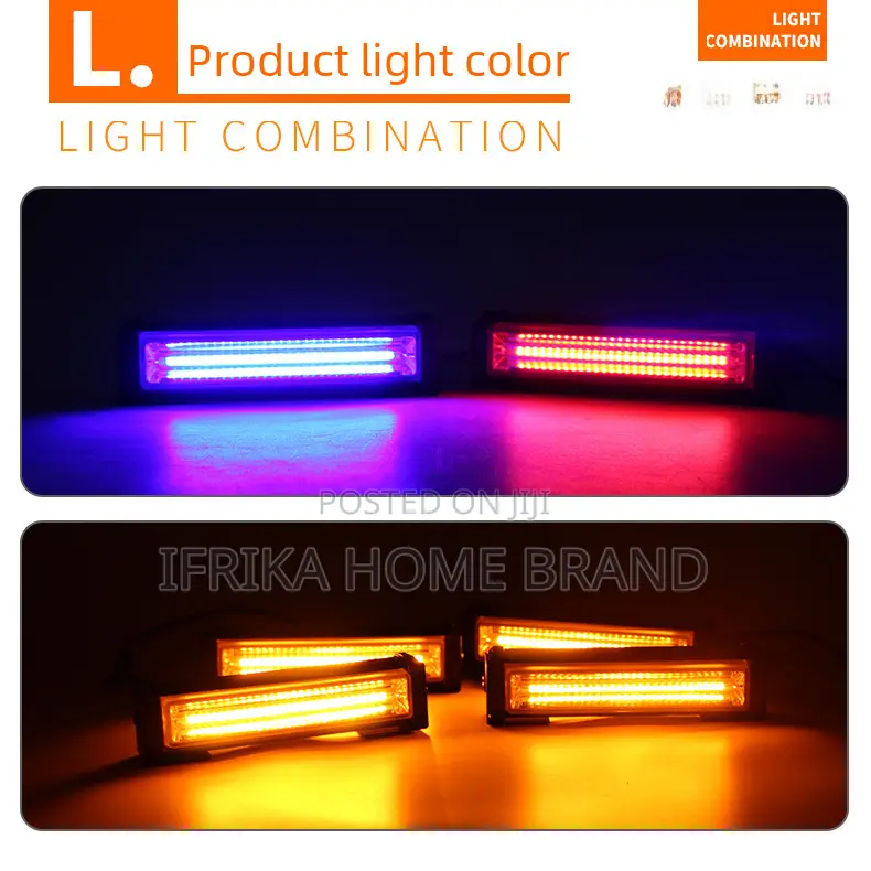 Car Modification Flash Warning Light Led Red and Blue Strobe