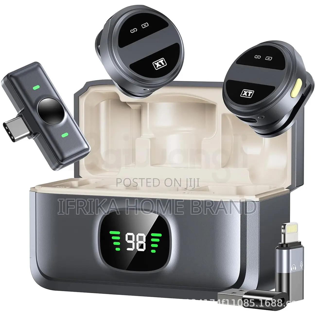 Sx21 Wireless Collar Clip Microphone Noise Cancellation