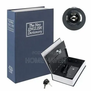 New English Dictionary Book Safe