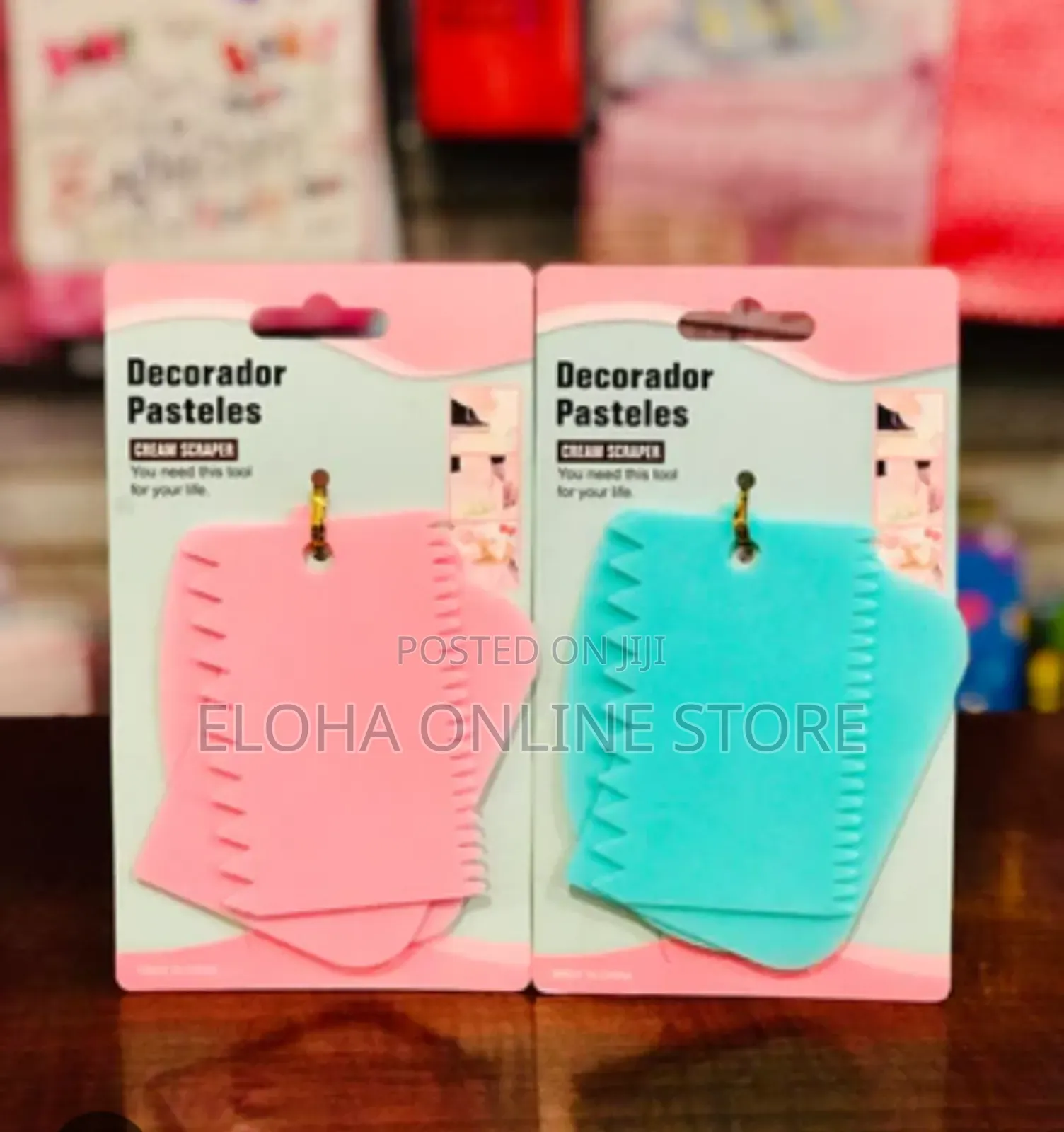 3pcs Cake Decorating Plastic Scrapers