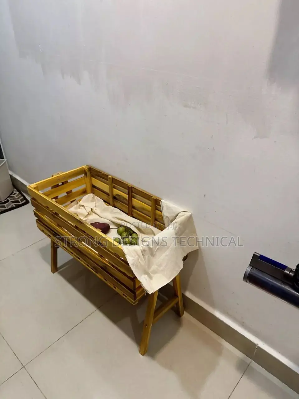 Wooden Storage Box Also Can Be Used as a Plant Stand