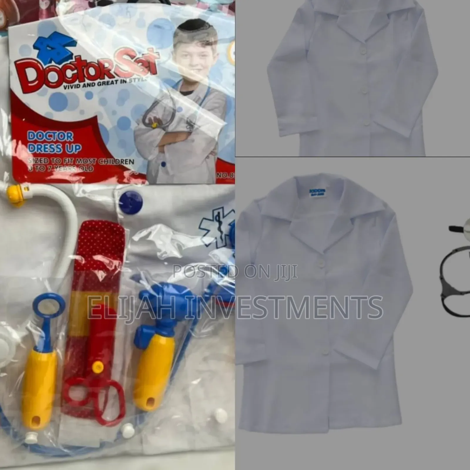 Kids Doctor Costume White
