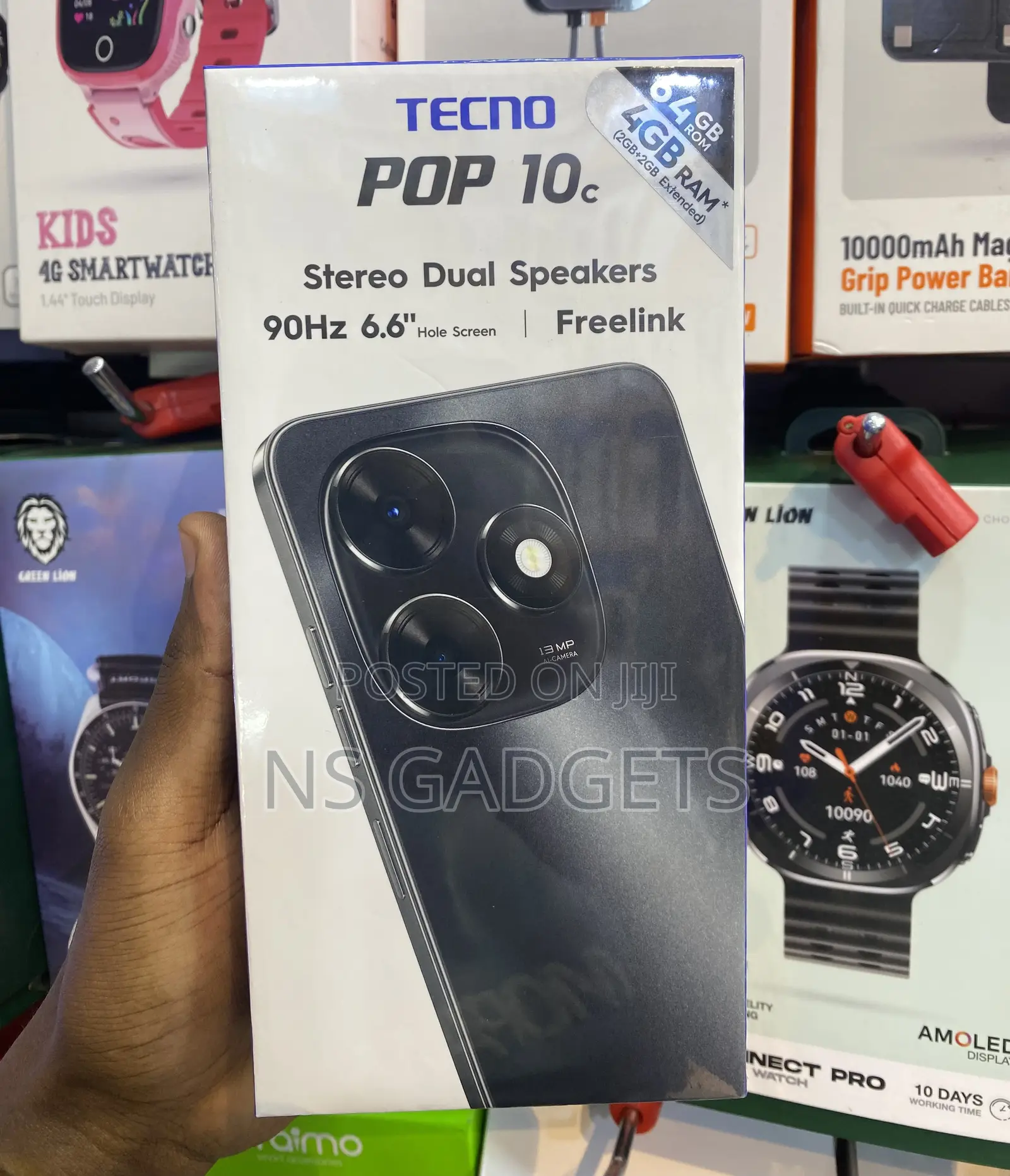 New Tecno Pop 10 64 GB Black