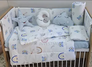 Luxury Baby Cot Bumper Set