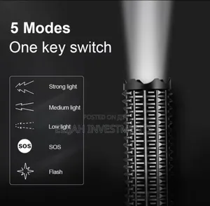 Telescopic Zoom Bat Flash Light