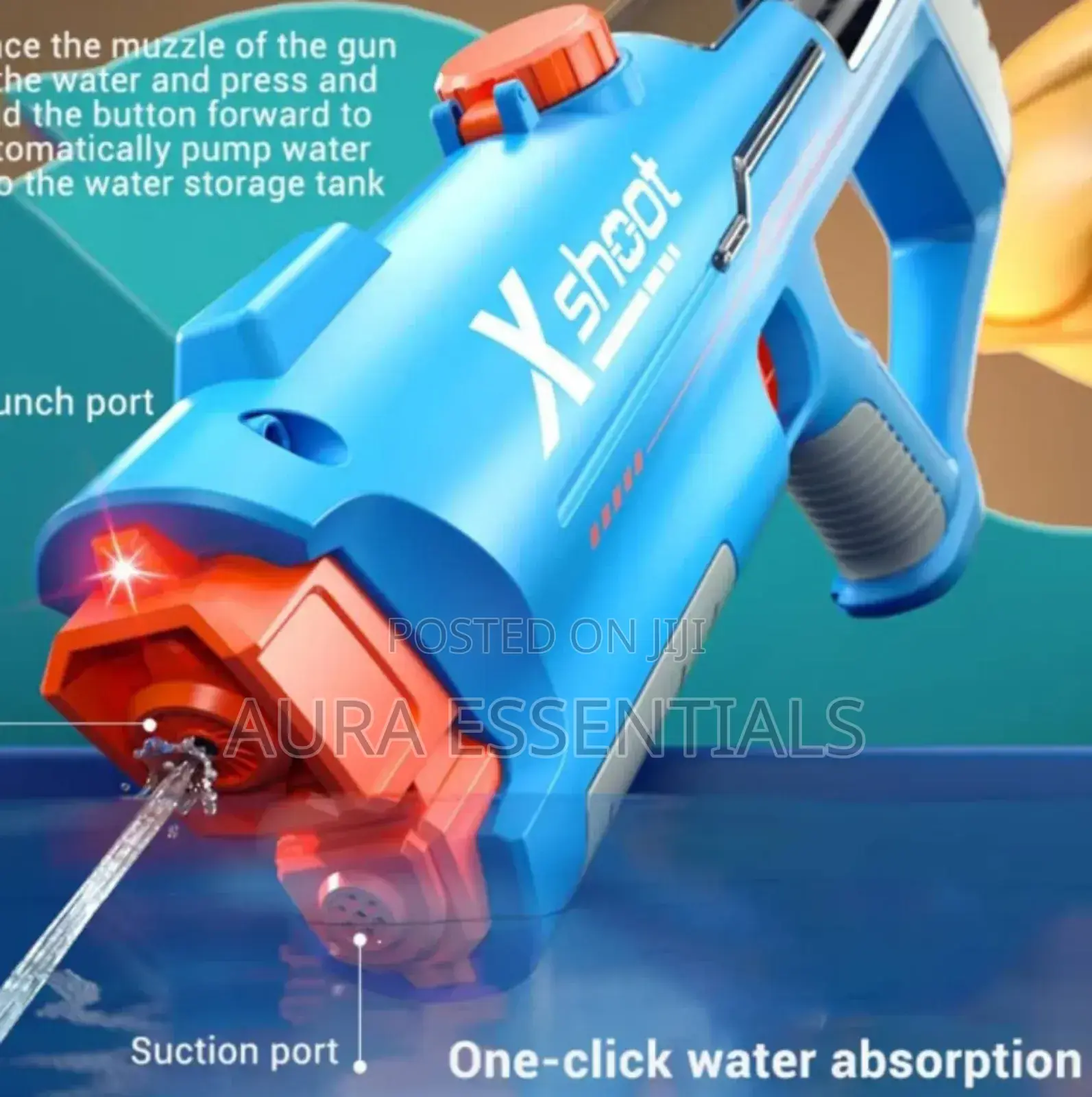 X Shoot 10 Metres Range Electric Adult Water Gun