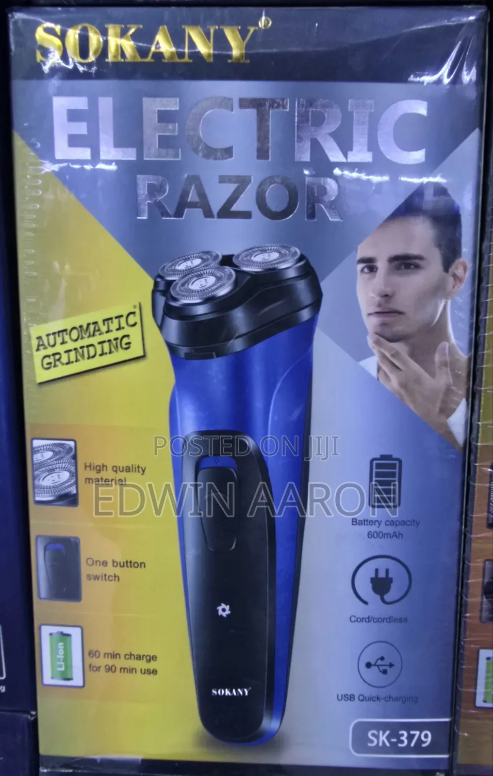 Sokany 3 Blade Electric Shaver