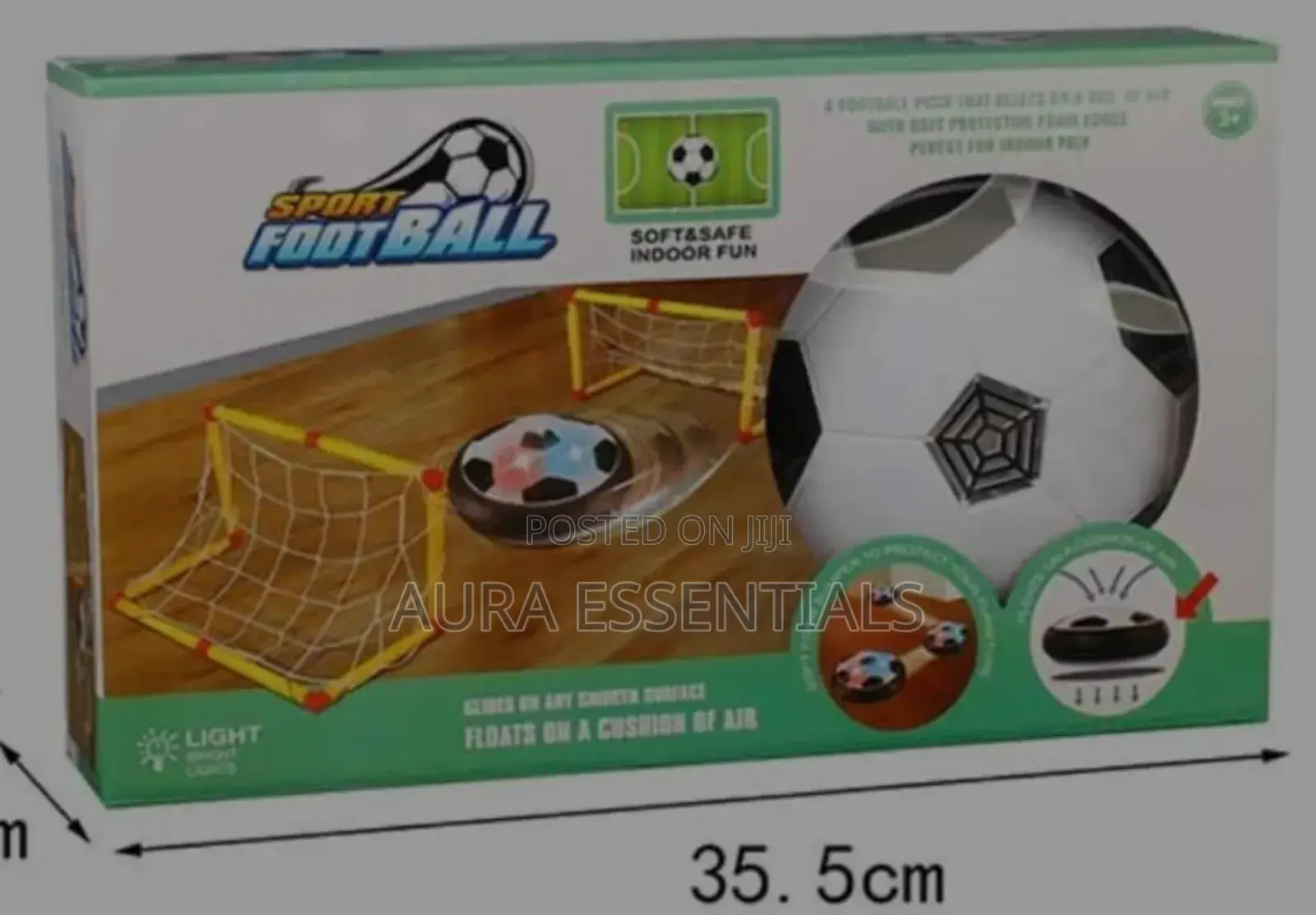 Toddler Football Goal Hover Ball Led Soccer Little Sports