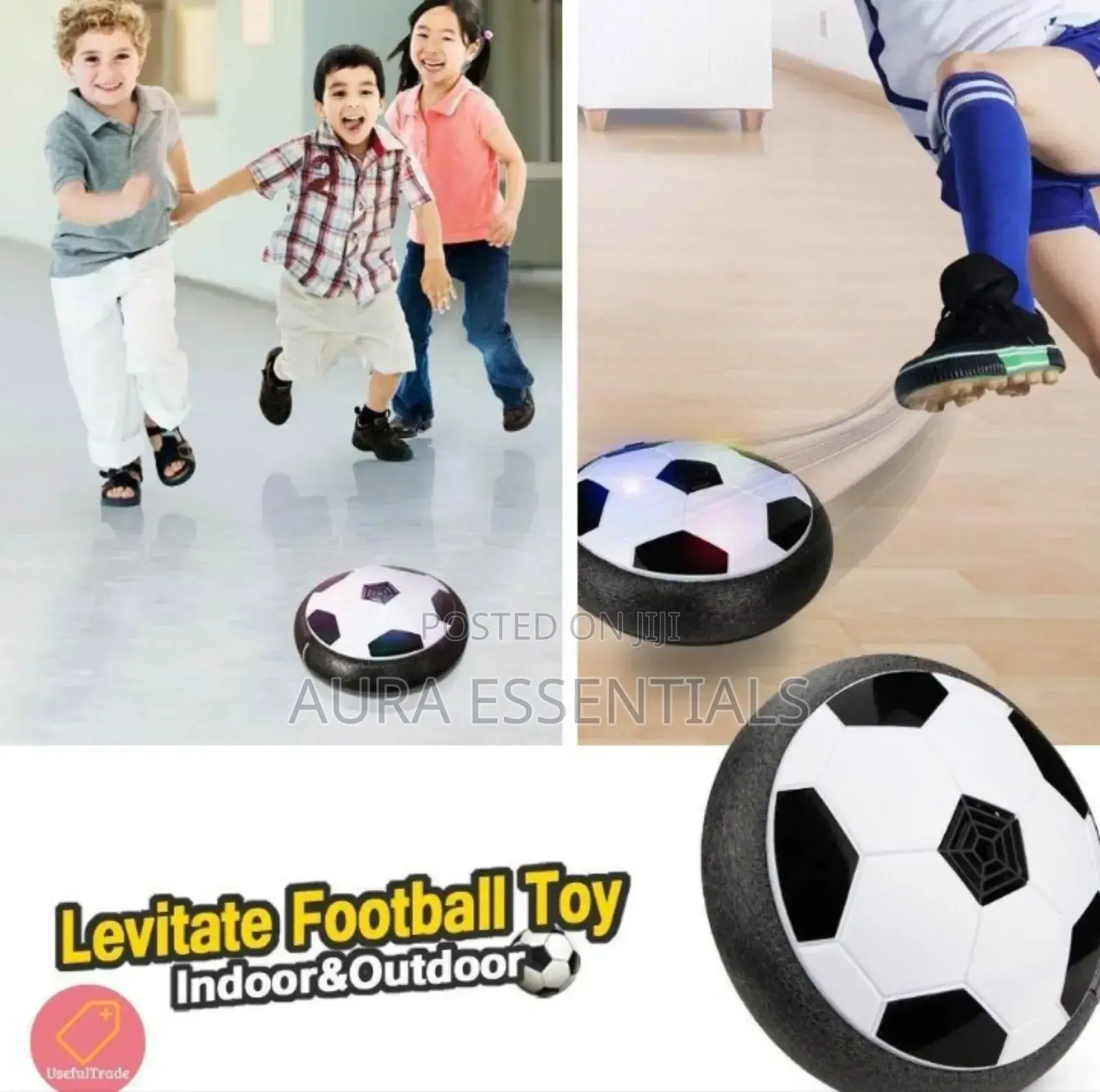 Toddler Football Goal Hover Ball Led Soccer Little Sports