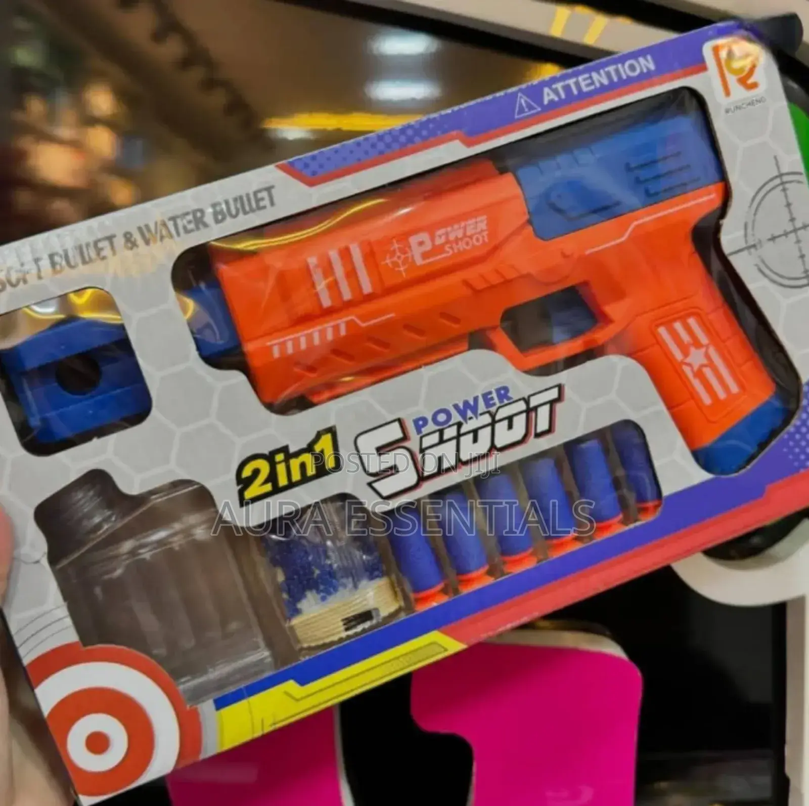2in1 Kids Water Bullets and Soft Bullets Gun
