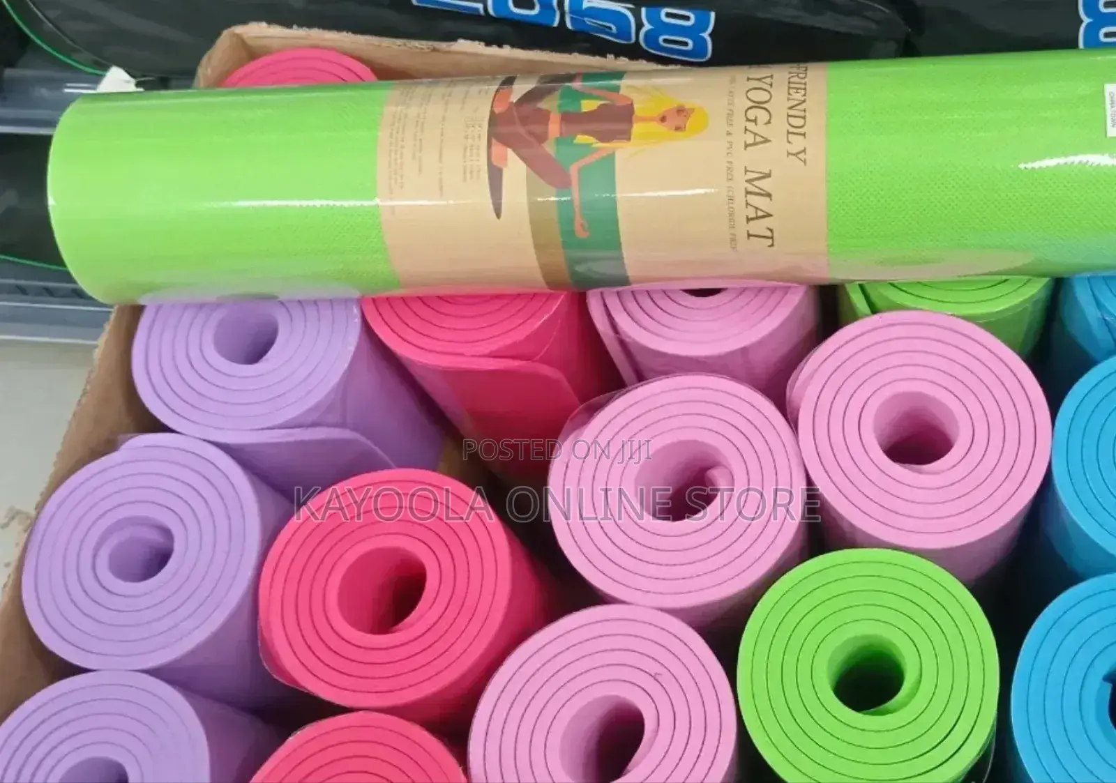 6mm Thick Durable Eva Yoga Mat Exercise Gym Workout Non Slip