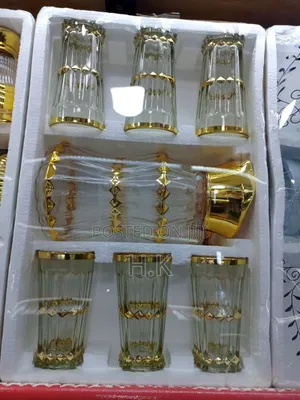 Glass Drinkware Set